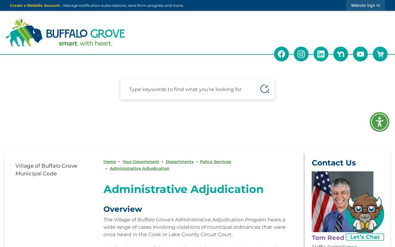 Buffalo Grove criminal records civil adjudication source