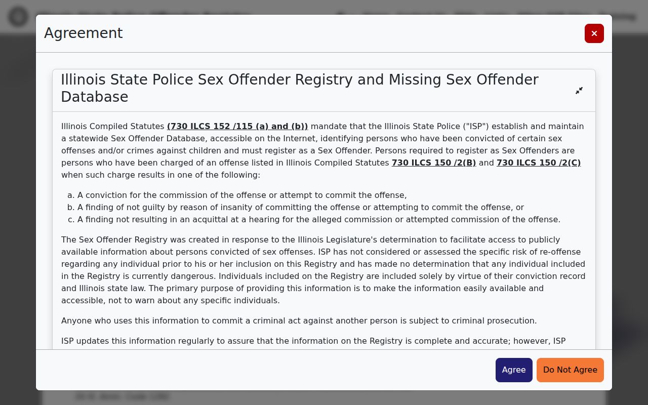 Lake County sex offender registry search controls